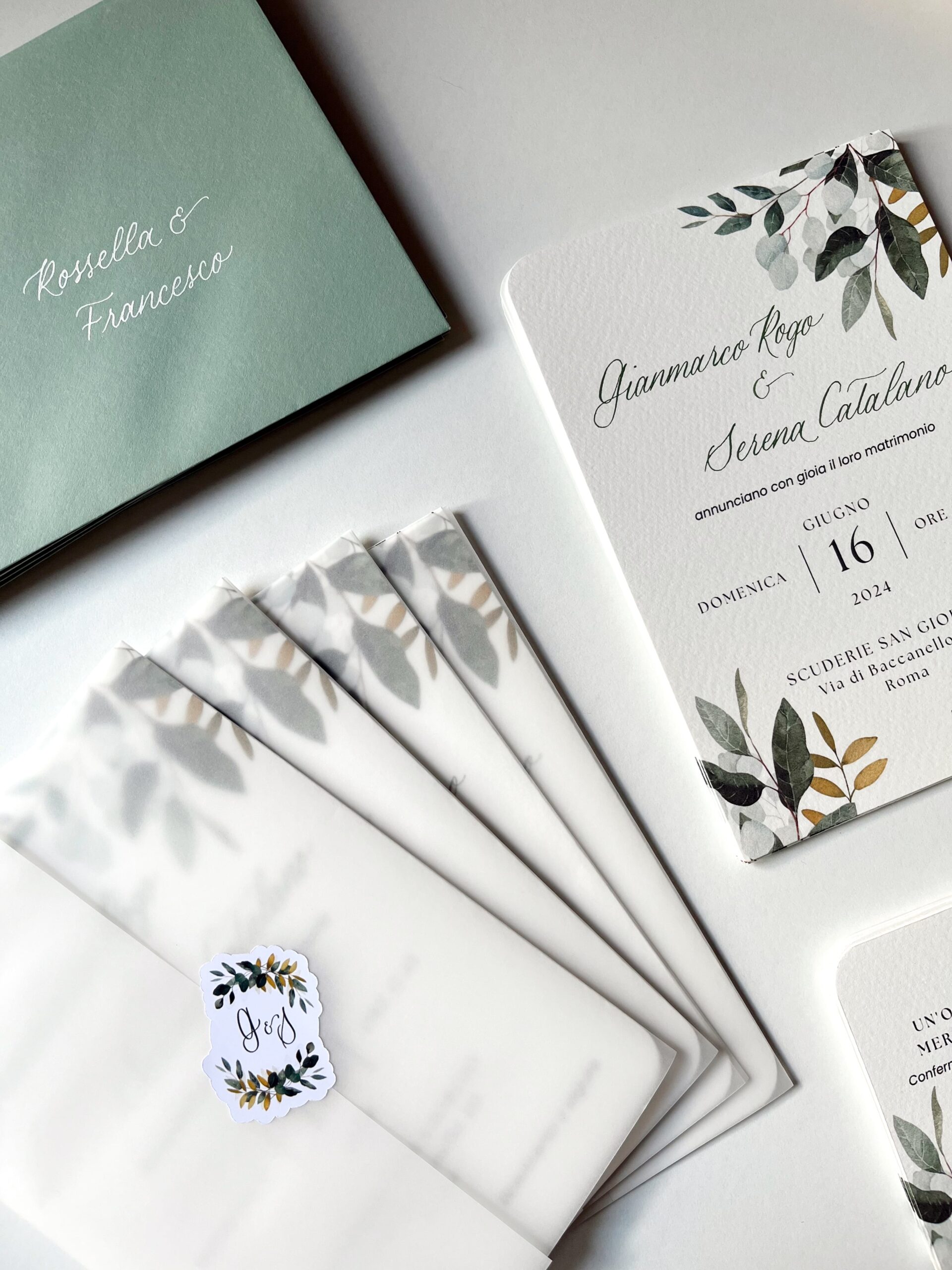 Calligrafia partecipazioni di matrimonio Napoli